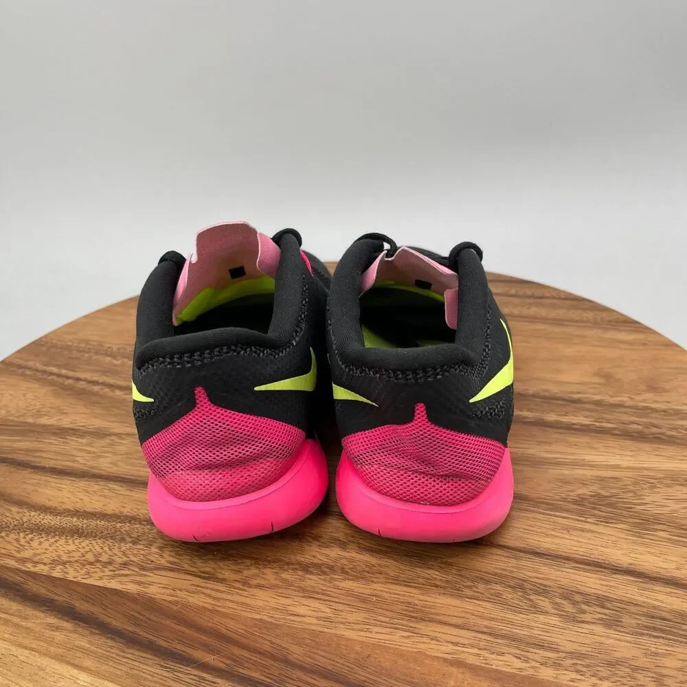 Nike Free 5.0 Shoes Womens Size 9 Black Running Comfort Walking Gym Sneakers